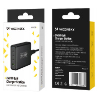 Síťová nabíječka Gan Wozinsky Wgcsb 240W Usb-A 3 X Usb-C Černá