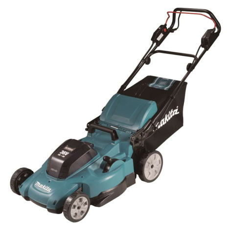 Makita Zahradní technika - 18V AKU sekačka na trávu, záběr 53 cm, s pojezdem, bez baterie a nabí