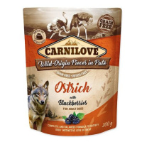 Kapsička CARNILOVE Dog Paté Ostrich with Blackberries 300 g