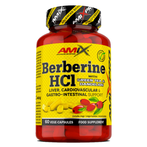 Amix Nutrition Berberine HCl + GreenTea & Dandelion - 60 kapslí