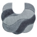 GRUND Koupelnová předložka CARMEN šedá Rozměr: 80x140 cm