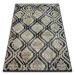 Dywany Lusczow Kusový koberec DROP JASMINE 031 mlha / tmavě modrý