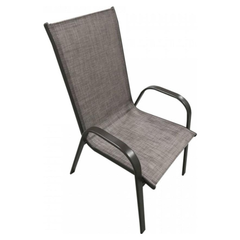 Tempo Kondela Stohovatelná židle ALDERA - hnědý melír/hnědá + kupón KONDELA10 na okamžitou slevu