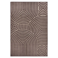 Hnědý koberec 160x235 cm Iconic Wave – Hanse Home