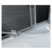Polysan EASY LINE třístěnný sprchový kout 800-900x700mm, pivot dveře, L/P varianta, čiré sklo