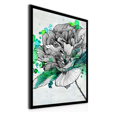 Obraz na plátně ROSE C různé rozměry Ludesign ludesign obrazy: 70x50 cm