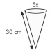 Tescoma DELÍCIA zdobicí sáček s mini tryskou 30 cm