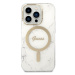 Guess GUBPP14LHMEACSH sada nabíječky MagSafe a pouzdra na iPhone 14 PRO 6.1" white Marble MagSaf