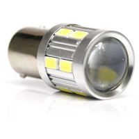 Auto LED žárovka BA15S 5W CREE + 12 SMD 5630 P21W / Ba15s