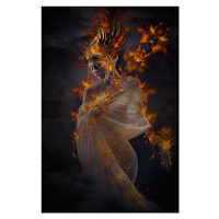 Fotografie The Fire Princess, Che Abu Bakar, 26.7 × 40 cm