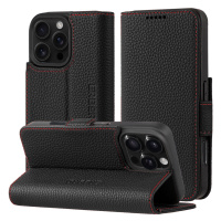 Kožené Pouzdro Erbord Leather Wallet pro iPhone 16 Pro Max, Peněženka Obal