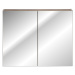 Comad Závěsná koupelnová skříňka se zrcadlem Santa Fe 84-80-A-2D taupe