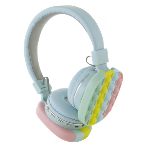 Oxe Bluetooth bezdrátová dětská sluchátka Pop It, tyrkysová