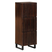 vidaXL Highboard hnědý 40 x 34 x 110 cm masivní mangovníkové dřevo