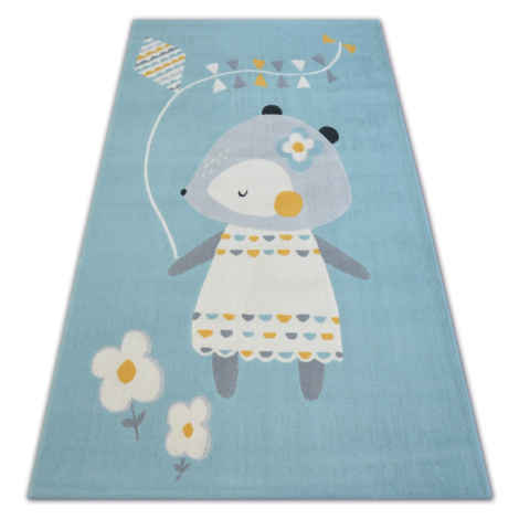 Dywany Lusczow Kusový koberec PASTEL 18403/032 - myš modrý