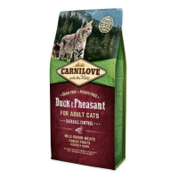 CARNILOVE Duck and Pheasant Adult Cats Hairball Control 6 kg