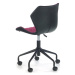 HALMAR Kancelářská židle Dorie růžová/černá