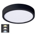 WD174-B - LED Stropní svítidlo LED/24W/230V 3000/4000/6000K černá kulatý