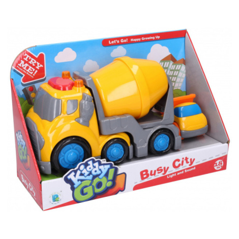 Wiky Vehicles Kiddy Auto míchačka s efekty 19,5 cm sklápěč 6,5 cm