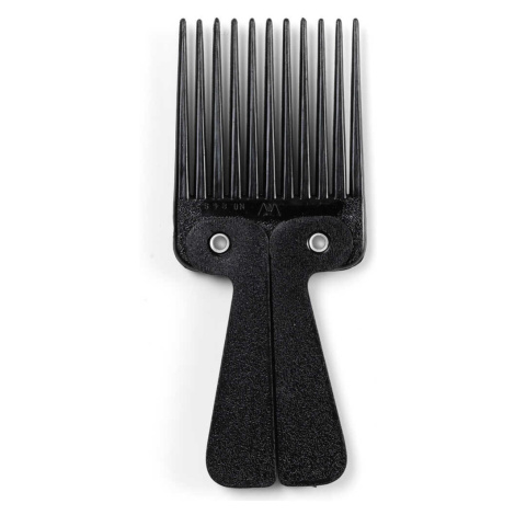 BraveHead Afro Comb Black Hande 7151 - skládací afro hřeben, černý