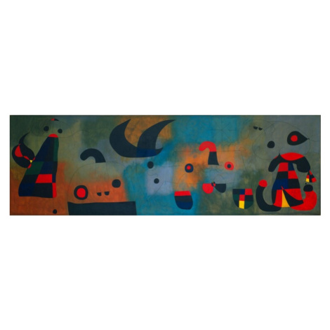 Umělecký tisk Peinture murale, Joan Miró, (120 x 40 cm) MIGNECO&SMITH