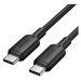 Vention USB 2.0 Type-C Male to Type-C Male 3A Cable 1M Black PVC Type