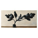 Ilustrace Black Magnolia, Treechild, 40 × 20 cm