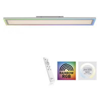 LEUCHTEN DIREKT is JUST LIGHT LED stropní svítidlo 100x18cm, bílá, ploché, Rainbow RGB RGB+2700-