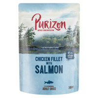 Purizon konzervy / kapsičky - 15 % sleva - kapsičky losos(6 x 300 g)