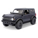 MAISTO - 2021 Ford Bronco Wildtrak, metal modrá, 1:18