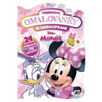 Minnie - Tvarované omalovánky se samolepkami