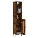 vidaXL Skříň highboard kouřový dub 34,5 x 34 x 180 cm kompozitní dřevo