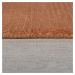 Flair Rugs koberce Kusový ručně tkaný koberec Tuscany Textured Wool Border Orange - 160x230 cm