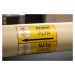 Páska na značení potrubí Signus M25 - ZEMNÍ PLYN Samolepka 100 x 77 mm, délka 1,5 m, Kód: 25851