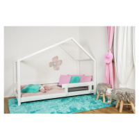 Vyspimese.CZ Dětská postel Elsa se zábranou Rozměr: 80x160 cm, Barva: bílá