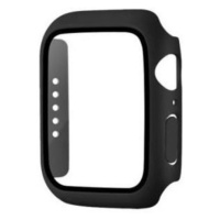 Kryt ochranný polykarbonátový COTEetCI s ochranou displeje pro Apple Watch 45 mm, černá