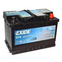 Autobaterie EFB EXIDE START-STOP EL700 70Ah 12V