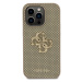 Guess hard kryt na iPhone 15 PRO 6.1" Gold Perforated 4G Glitter