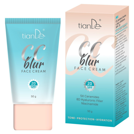 TIANDE CC pleťový krém s blur efektem SPF 20, 50 g