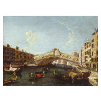 Obrazová reprodukce The Rialto in Venice, (1697-1768) Canaletto, 40 × 30 cm