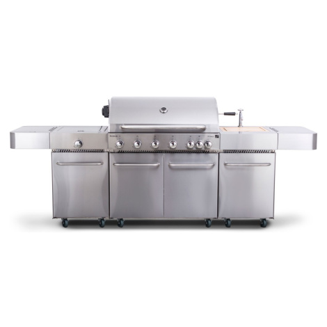 G21 Plynový gril G21 Nevada BBQ kuchyně Premium Line, 8 hořáků + zdarma redukční ventil G21-6390