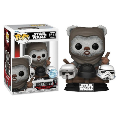 Funko POP! #613 Star Wars: RotJ 40th- Ewok w/helmets