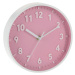 Nástěnné hodiny Silvia růžová, 20 cm