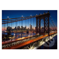 Brooklyn Bridge, Manhattan, New York - puzzle z kategorie Umělecké