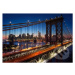 Brooklyn Bridge, Manhattan, New York - puzzle z kategorie Umělecké