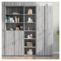 vidaXL Skříň highboard šedá sonoma 45 x 41 x 185 cm kompozitní dřevo