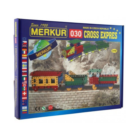 Stavebnice Merkur 030 Cross expres, 310 dílů, 10 modelů