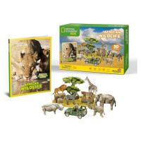 National Geographic Kids 3D Puzzle Africká divočina - 69 dílků