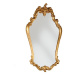 Estila Barokní zrcadlo Emociones s ozdobným rámem ve zlaté barvě 92cm
