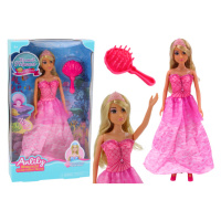 Anlily Mermaid Princess Doll Růžový štětec na šaty